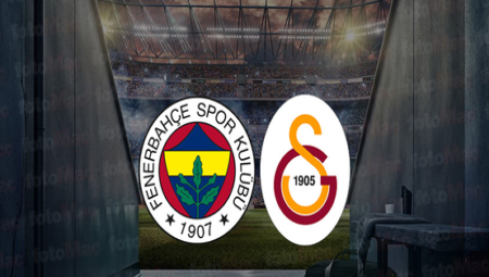 Fenerbahçe Galatasaray derbi MAÇI NE ZAMAN? | FB – GS maçı hangi kanalda? Derbi 11’i