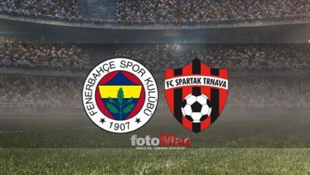 Fenerbahçe Spartak Trnava maçı ücretsiz canlı izle | Konferans Ligi Fenerbahçe maçı CANLI