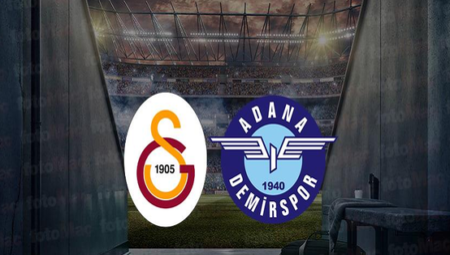 GALATASARAY ADANA DEMİRSPOR CANLI İZLE 📺 | Galatasaray maçı hangi kanalda? GS ADS maçı canlı saat kaçta?