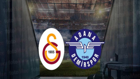 GALATASARAY ADANA DEMİRSPOR MAÇI CANLI İZLE | Galatasaray maçı hangi kanalda? GS ADS maçı saat kaçta?