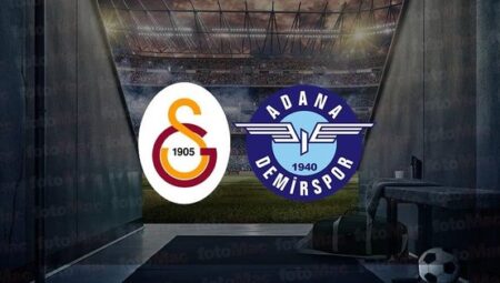 Galatasaray Yukatel Adana Demirspor maçı CANLI